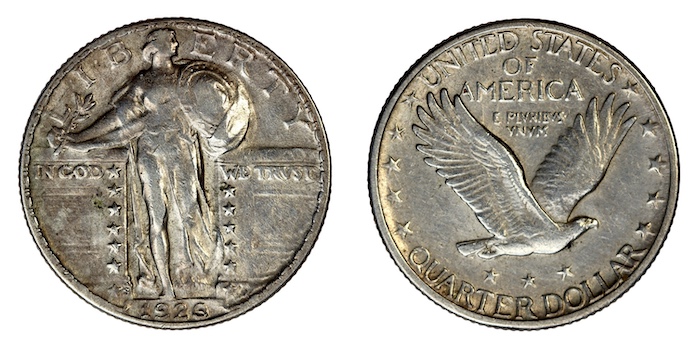 1926s standing liberty quarter