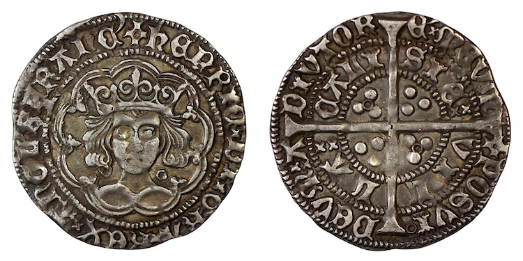 Henry sixth hammered groat first reign