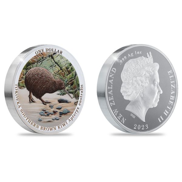 Proof silver kiwi coins 2023