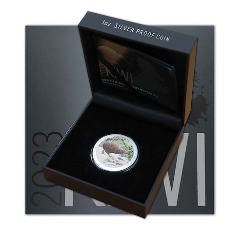 New zealand silver kiwi coin 2023