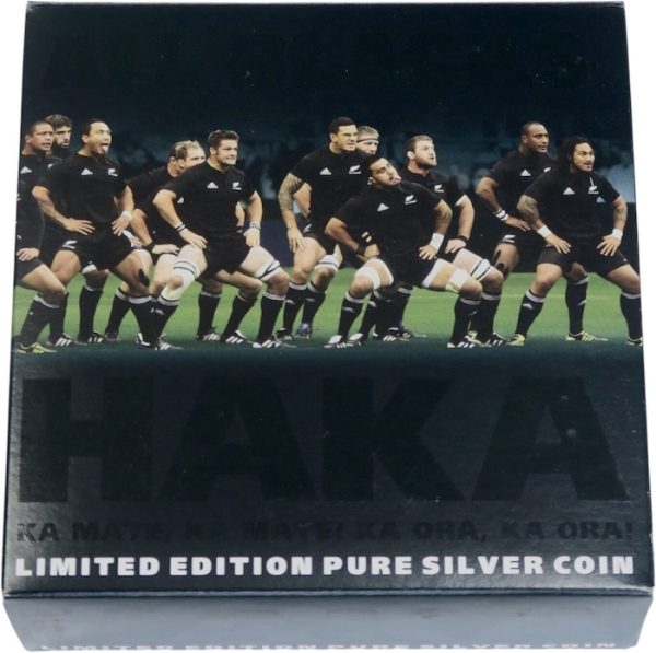 New zealand all blacks haka coin