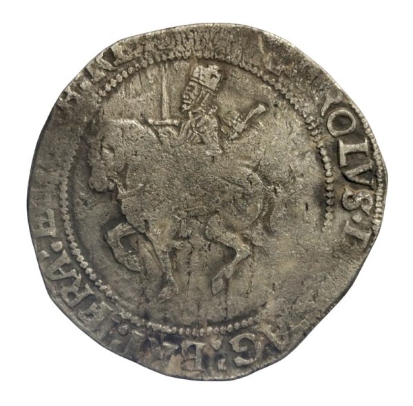 King Charles hammered halfcrown