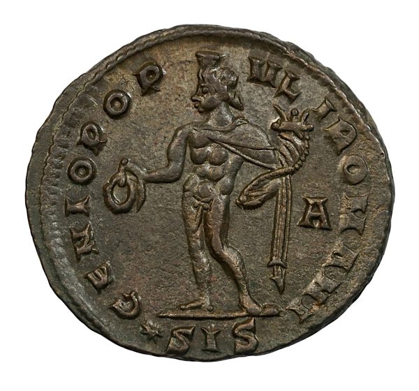 High grade follis diocletian genius reverse