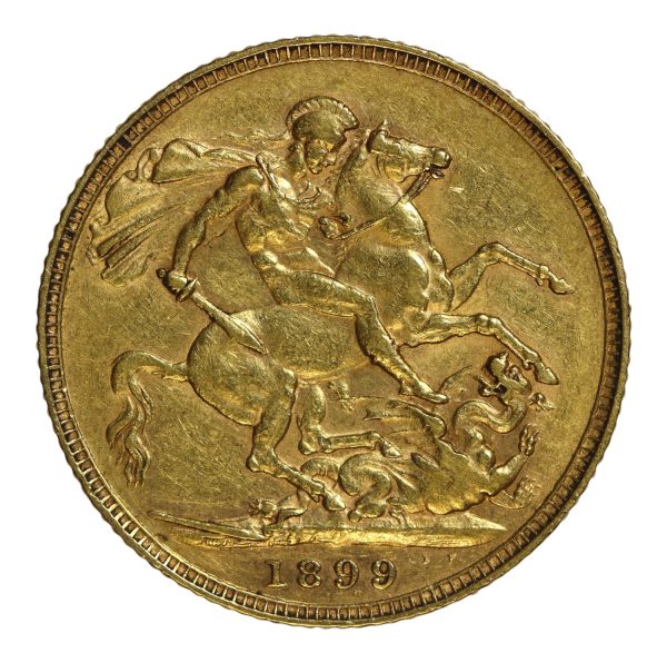 London mint sovereign 1899 Queen Victoria