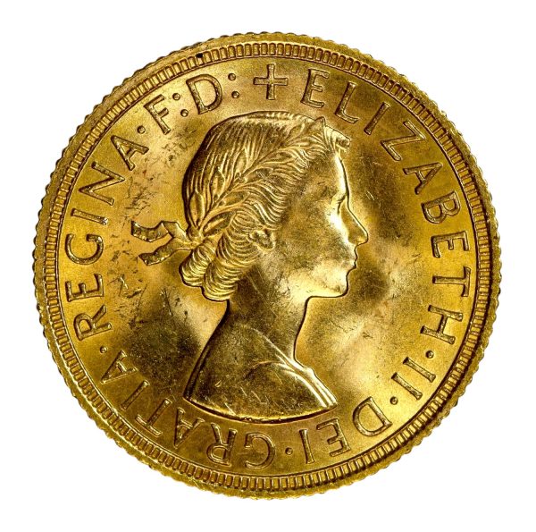 Queen elizabeth sovereign 1958