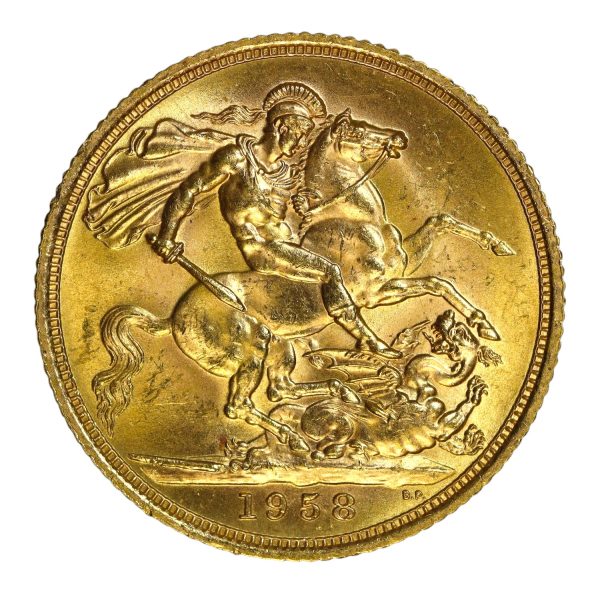 Great britain gold sovereign 1958