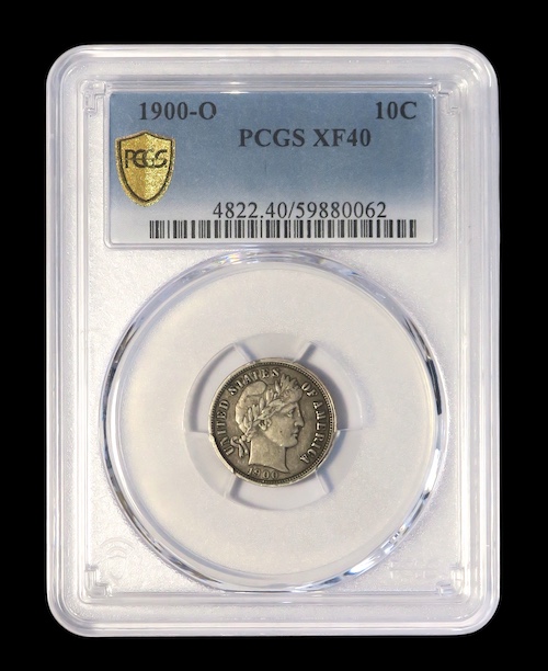 United states dime 1900 o new orleans mint better date