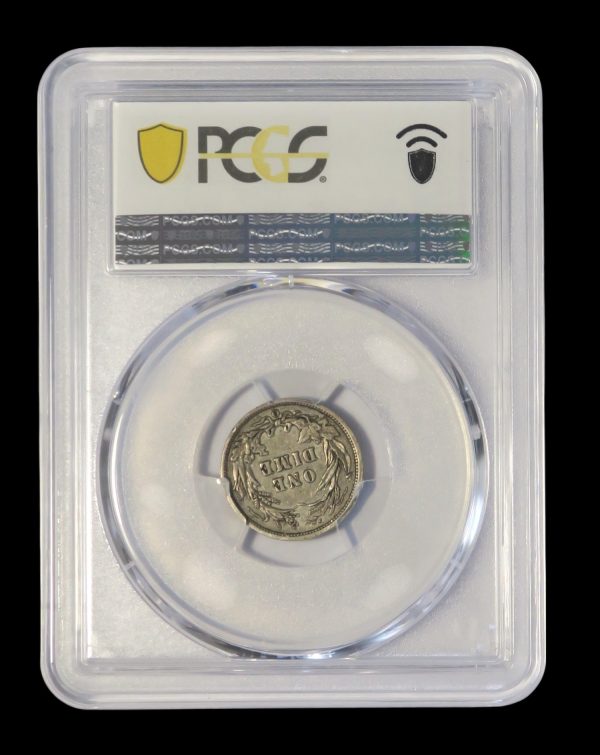 United states silver ten cent 1900 letter o of new orleans mint
