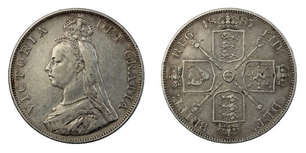 Double florin 1887
