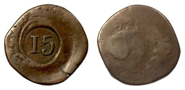 India portuguese 15 reis