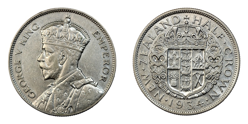 George the fifth 1934 halfcrown