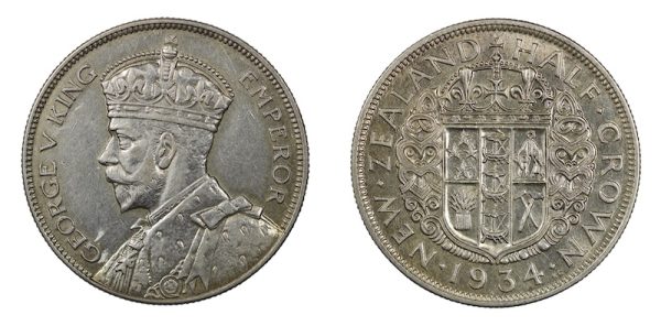 George the fifth 1934 halfcrown