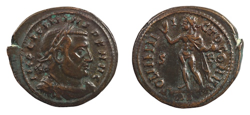 Roman follis licinius rome mint