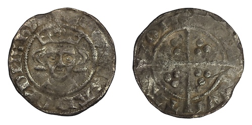 Edward first silver penny spink 1409