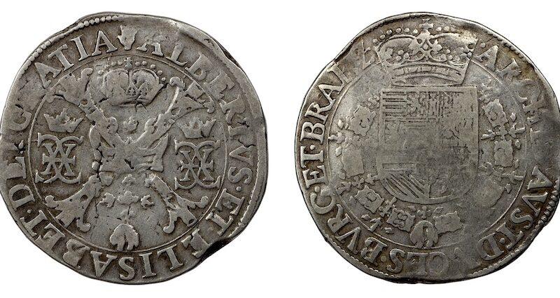 Patagon albert and isabella Antwerp mint