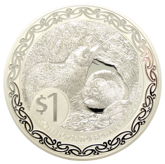 Brilliant spcimen kiwi silver dollar 2025