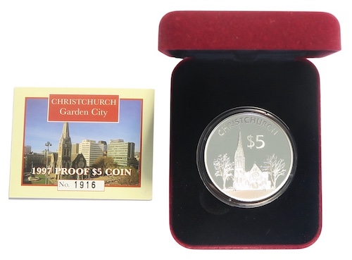 On sale christ church silver proof coin 1997