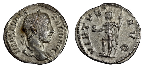 Quality roman portrait denarius