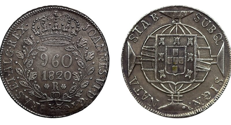 Brazil colonial coin 1820