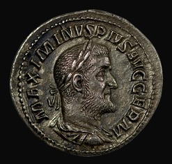 Maximinus the first silver denarius
