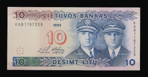Lithuania 10 litu 1993