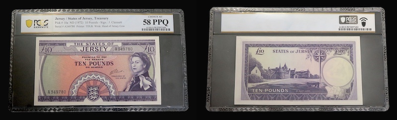 Queen elizabeth high grade pcgs banknotes