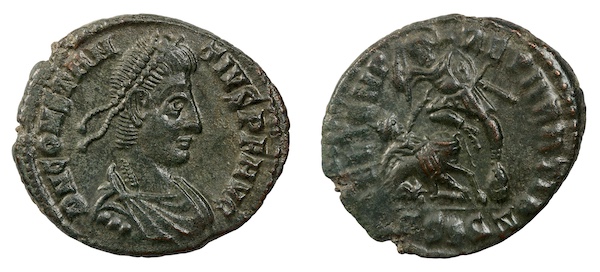 Constantius the second follis siscia mint