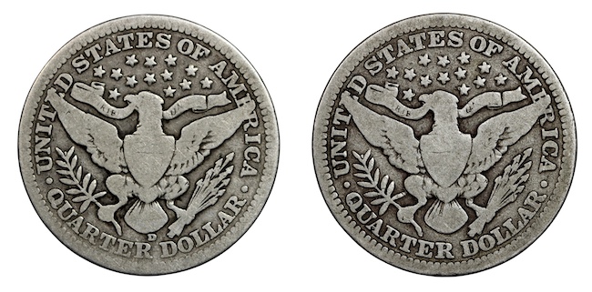 United atates barber quarters