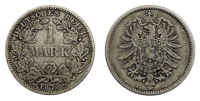 German empire mark 1875a