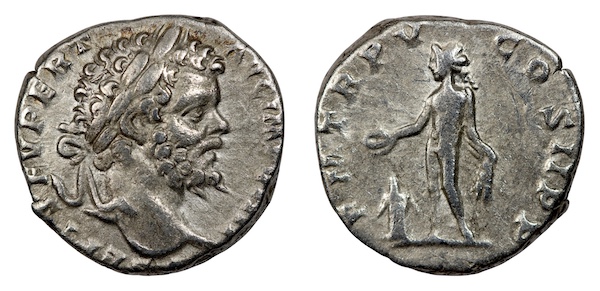 Septimius severus denarius rome