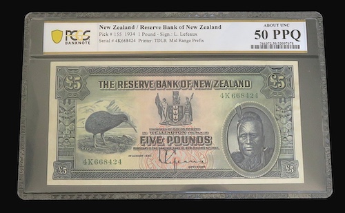Quality five pound note 1934 rare find this nice