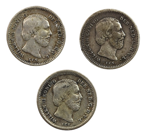 Netherlands silver coins