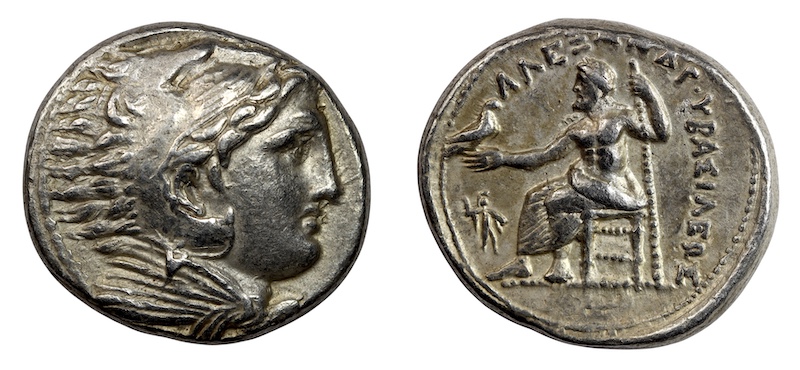 Macedon tetradrachm amphipolis mint Philip the third