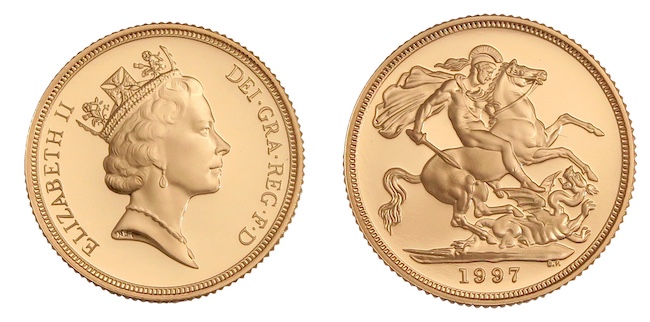 1997 proof highest quality sovereign