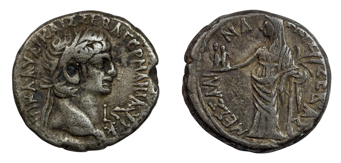 Claudius tetradrachm Alexandria year 6