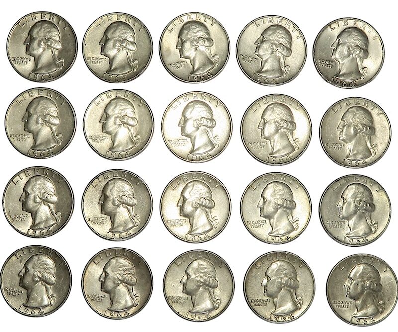 Wholesale circulated silver coin lots
