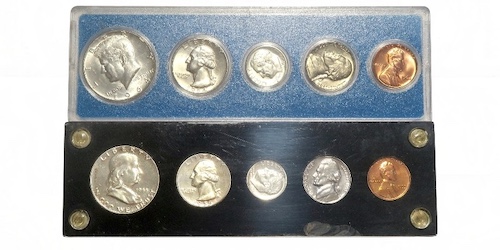 United states proof coin sets 1955 and 1964