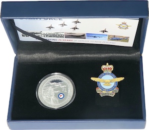 New zealand airforce 75 years coin and medal set 2012