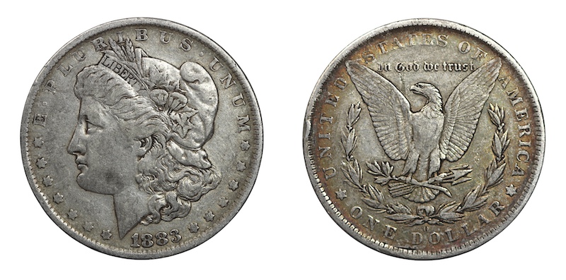Morgan dollar 1883 o