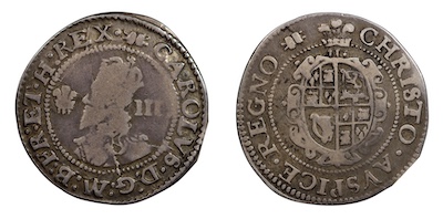 Charles first aberystwyth threepence