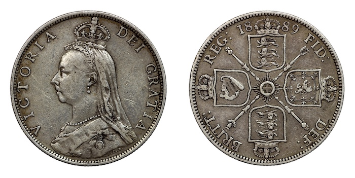 British florin 1889