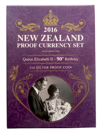 New Zealand 2916 proof currenct coin set