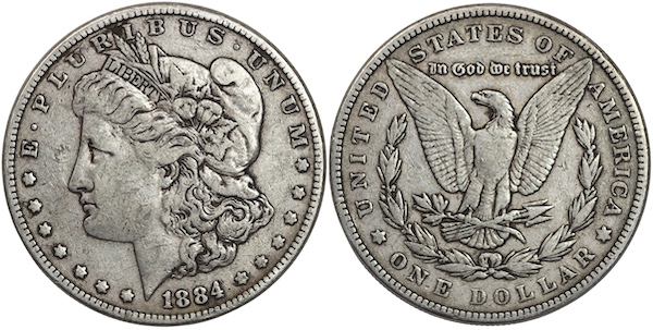 1884 morgan dollar