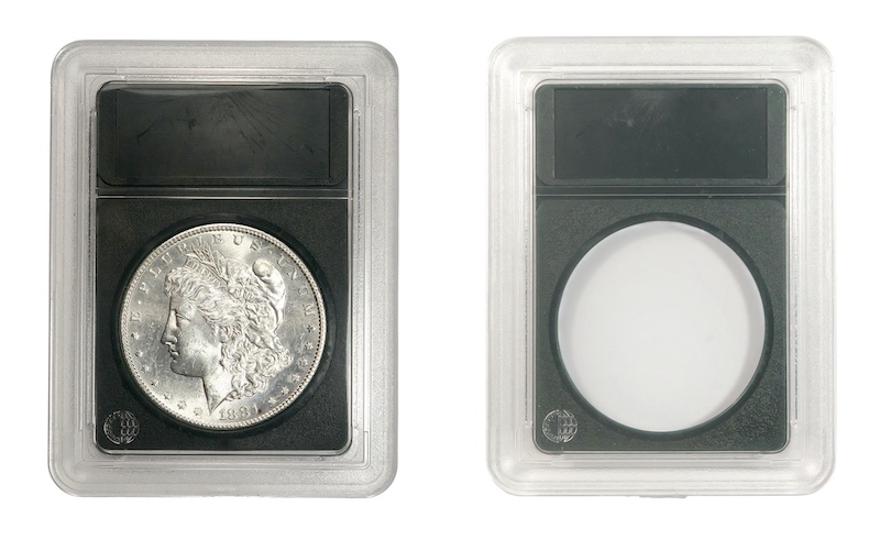 Morgan dollar coin slabs