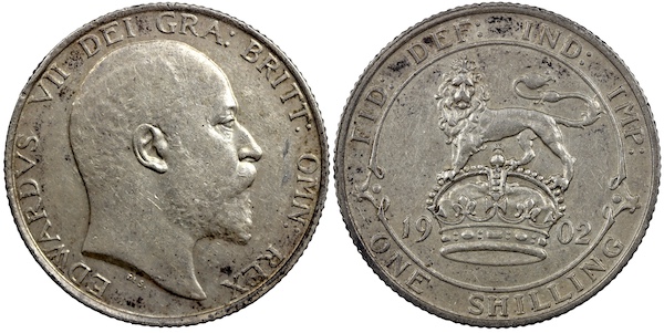 Edward 1902 shilling