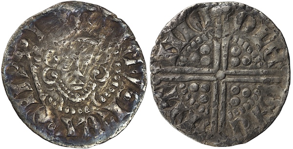 Henry the third silver penny canterbury