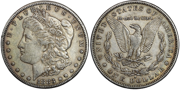 1883 s morgan dollar