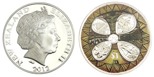 Samoa 50 years friendship silver coin 2012