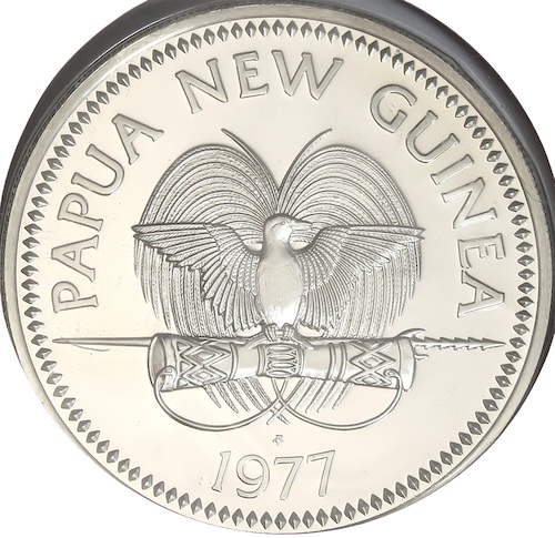 Papua New Guinea ten kina 1977