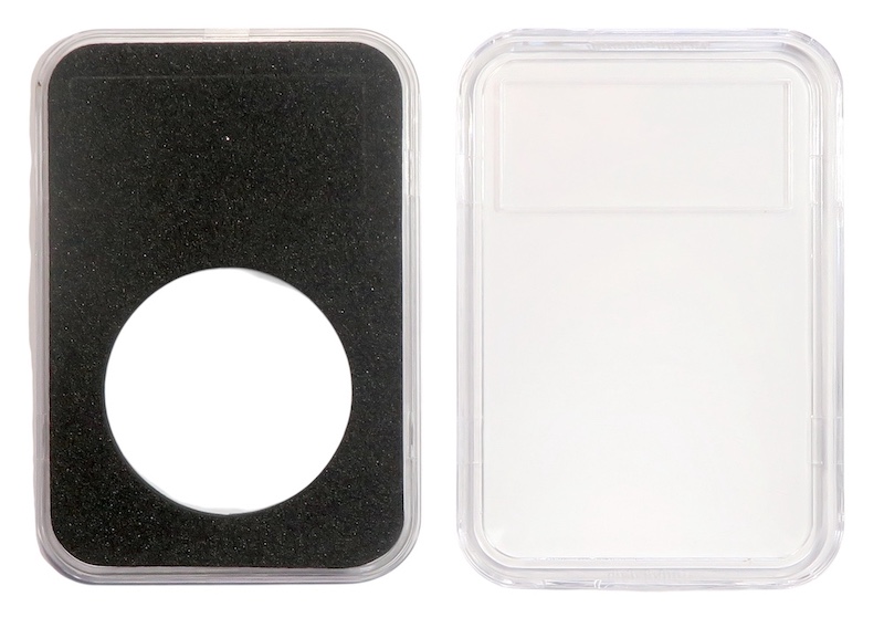 Coin slabs for crown sized coins